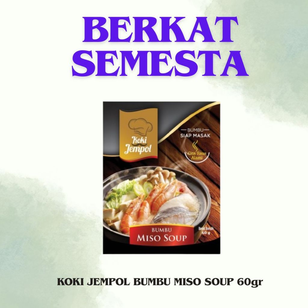 

Koki Jempol Bumbu Miso Soup 60gr