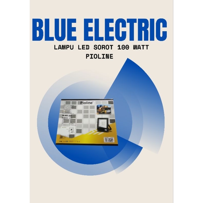Pioline Lampu Led Sorot 100  Watt 6500K