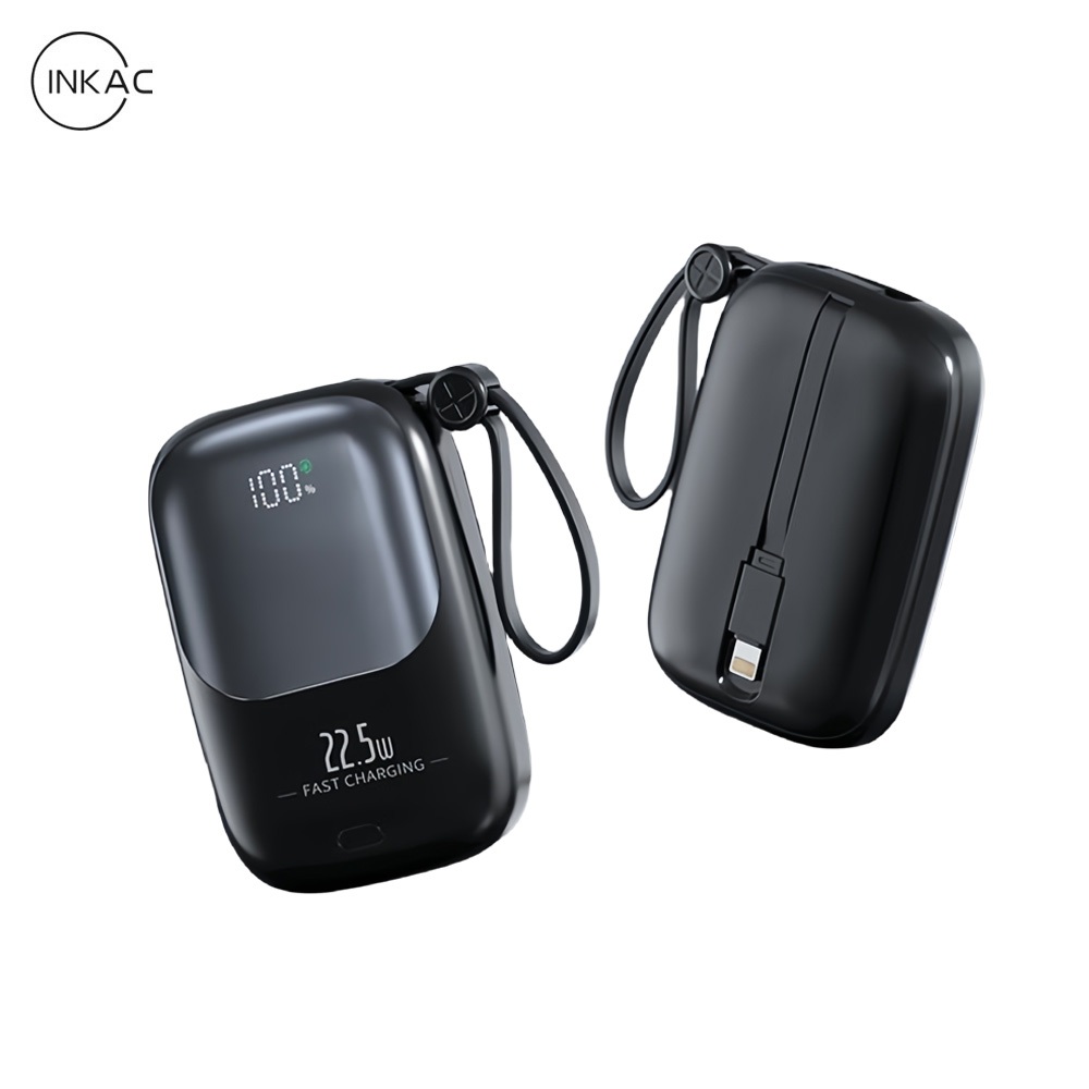 【COD】INKAC Power Bank 10000 mAh 22.5W Portable Mini Power Bank Fast Charging with Digital Display