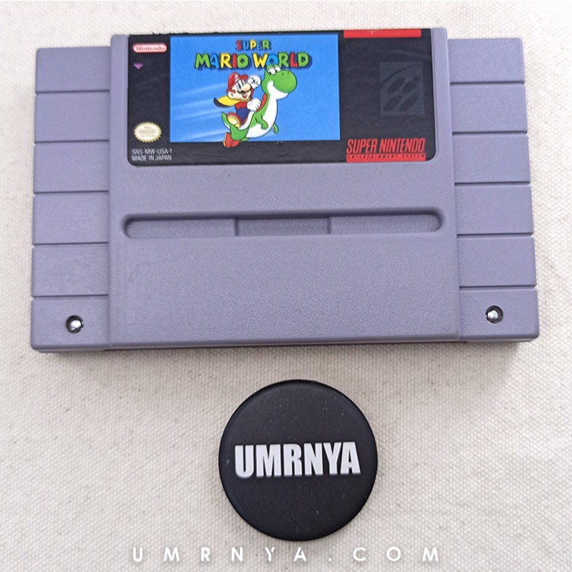 Kaset Game Super Mario World Cartridge SNES Super Nintendo Entertainment System Games Super Famicom 