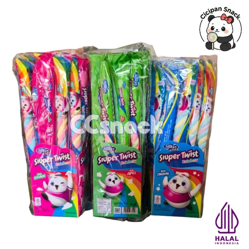 

SILKYS SIUPER TWIST MARSHMALLOW BOX ISI 20
