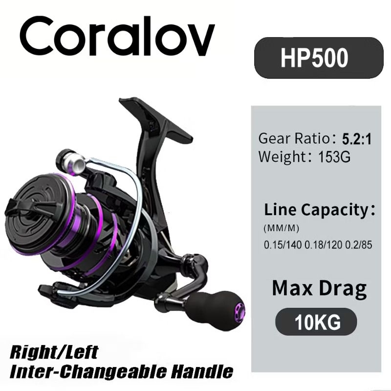 Fhising Reel spinning Reel Pancing Metal Salwater Reel 30kg HP500-7000