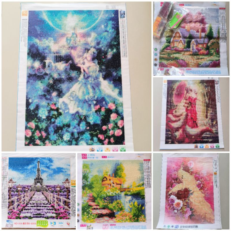Diamond Painting Full/5D - Sudah Dikerjakan - DIY