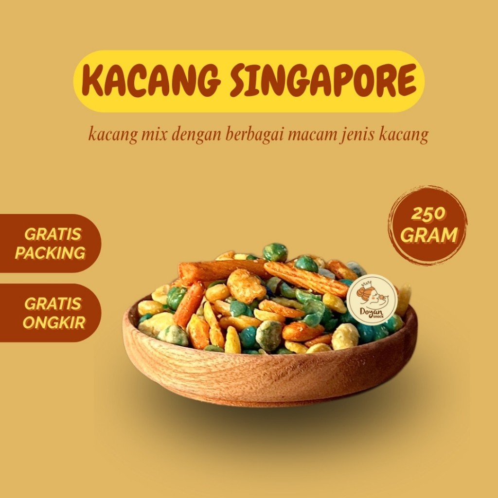 

KACANG CAMPUR / KACANG SINGAPORE / MIX NUTS 250GR