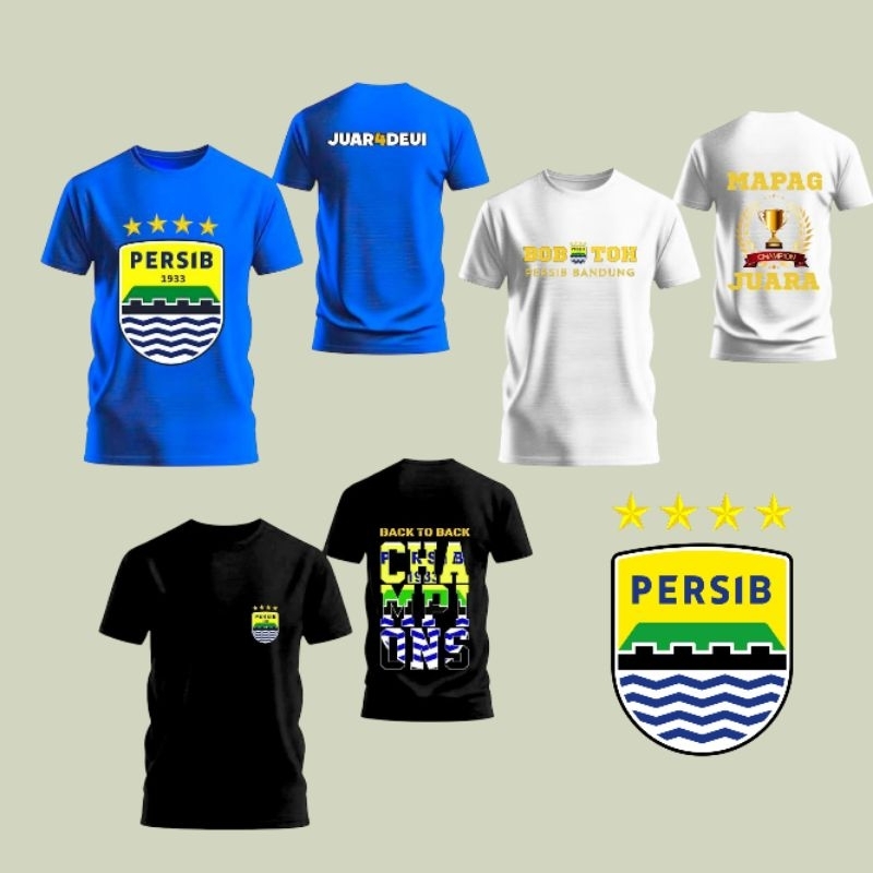 Baju kaos persib dewasa dan anak 1-12 tahun couple bahan combad