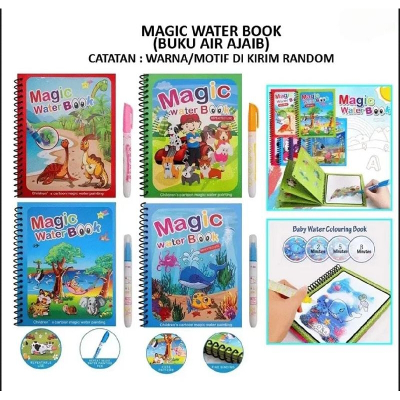 Magic book / buku ajaib / buku menggambar ajaib
