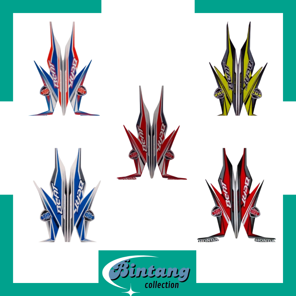 STIKER STRIPING STANDART HONDA BEAT 2019 FULL STIKER LIS BODY MOTOR BEAT 2019 STANDAR