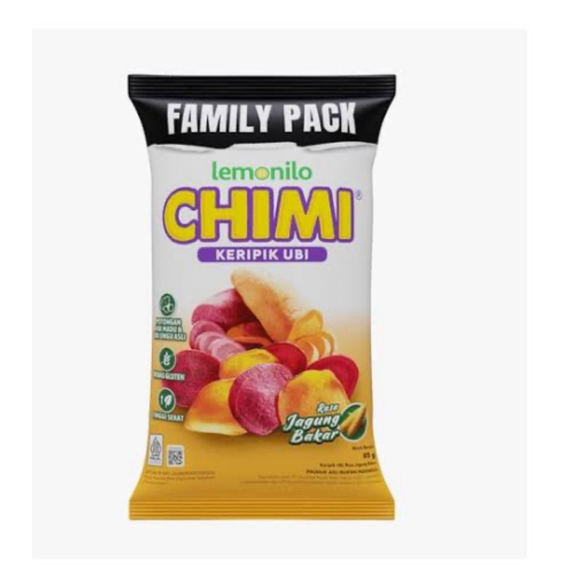 

CHIMI Keripik Ubi family pack 85gr jagung bakar