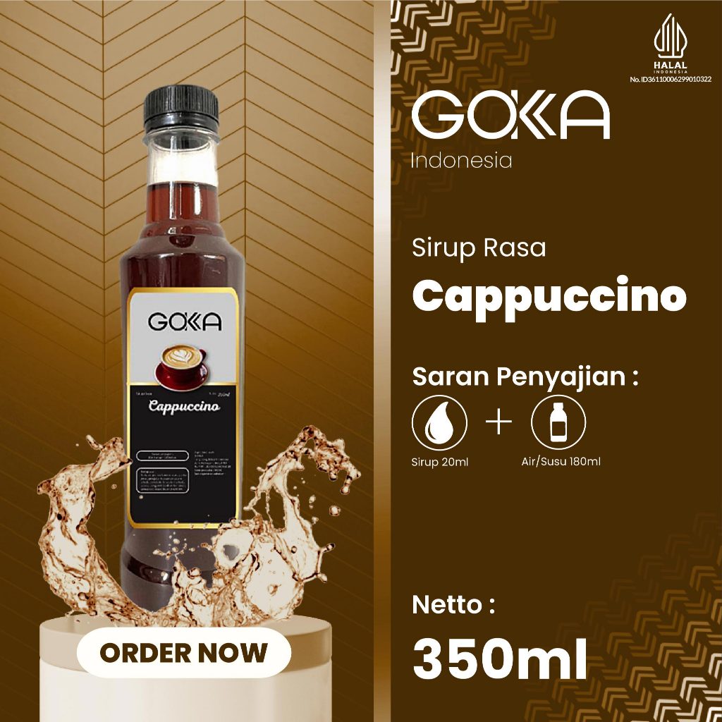 

Minuman Sirup Cappuccino Gokka / Gokka Syrup Rasa Cappuccino 350ml