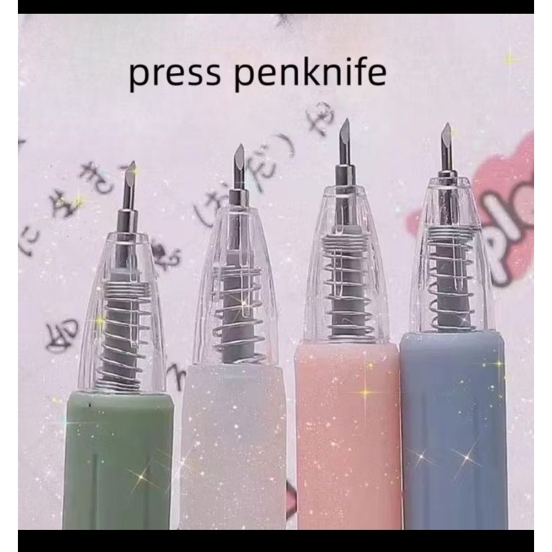 

CUTTER PEN FOR DIY, PISAU PEN BUAT KERTAS, STICKER DIY KERAJINAN TANGAN
