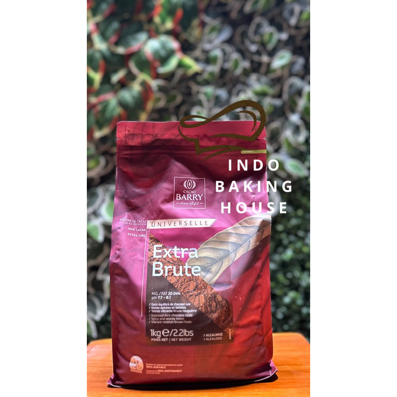 

Cacao Barry Extra Brute Cocoa Powder 1KG 1000gram | Coklat Bubuk | Cacao Bubuk | Coklat Baking | Baking Chocolate