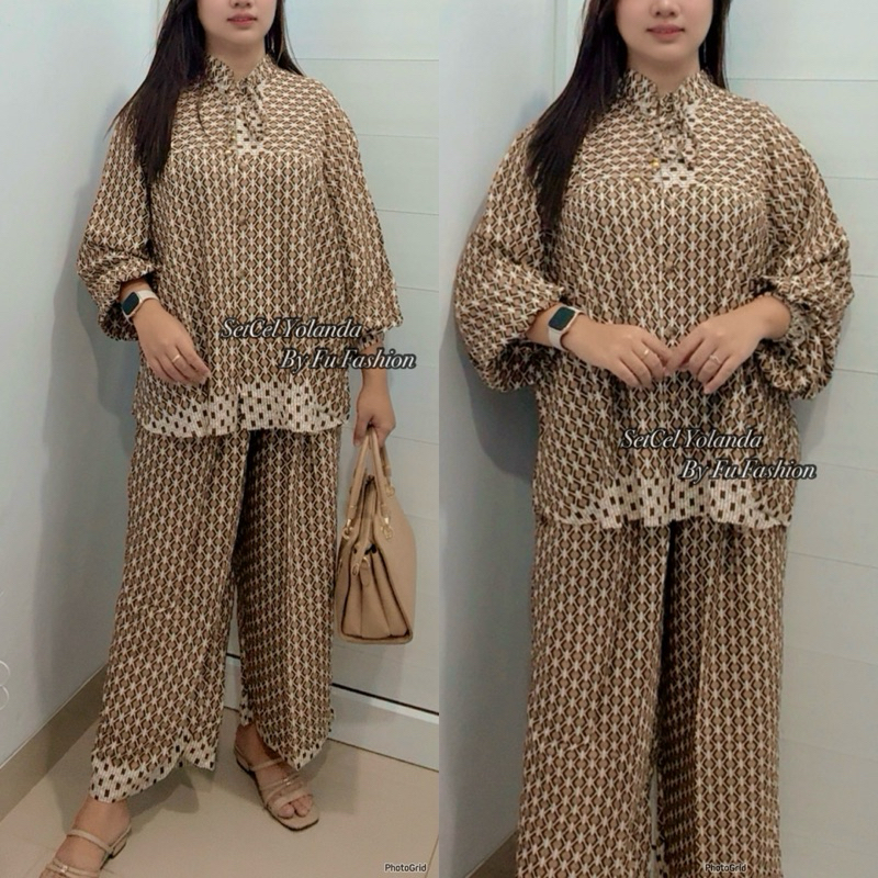 SETELAN RAYON TWILL YOLANDA PREMIUM SUPER JUMBO LD 140