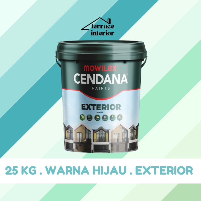Cat Tembok Mowilex Cendana Exterior Warna Hijau 25 kg