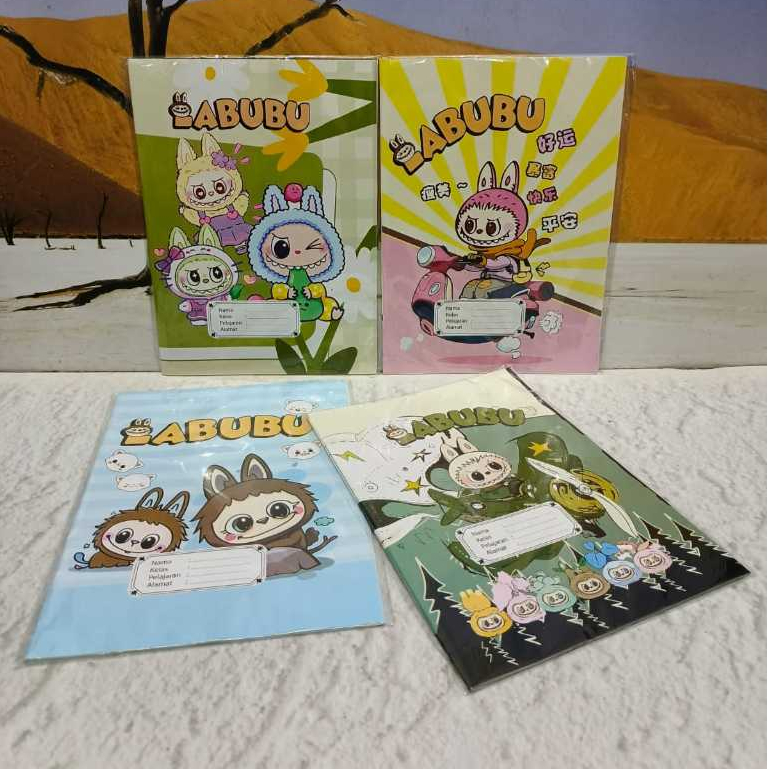 

SAMPUL BUKU TULIS LABUBU