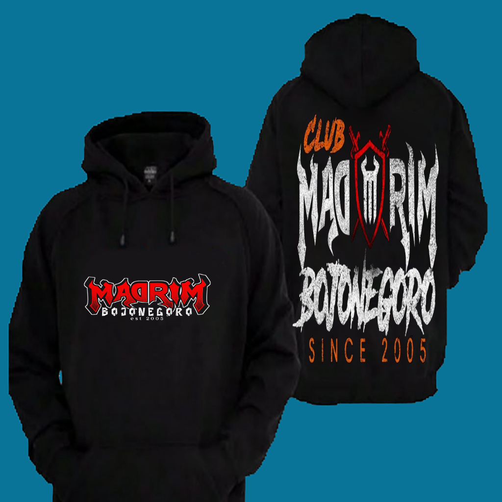 Sweater Hoodie Distro PSHT Club Madrim Bojonegoro 2005 Premium Terbaru