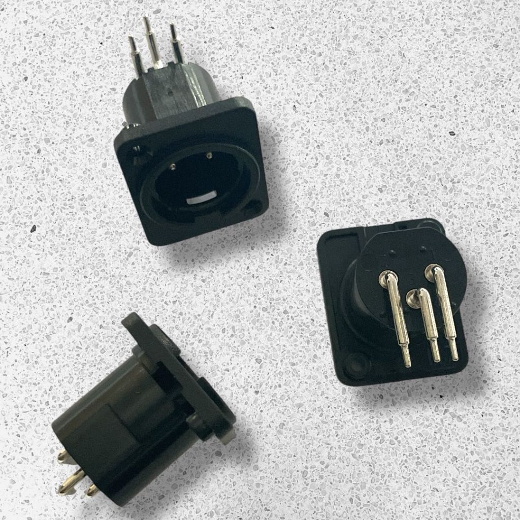 STX - JACK & CONNECTOR : JACK CANON (MALE) XLR 3 PIN / SOKET CANON XLR (FAMALE) SASIS PVC