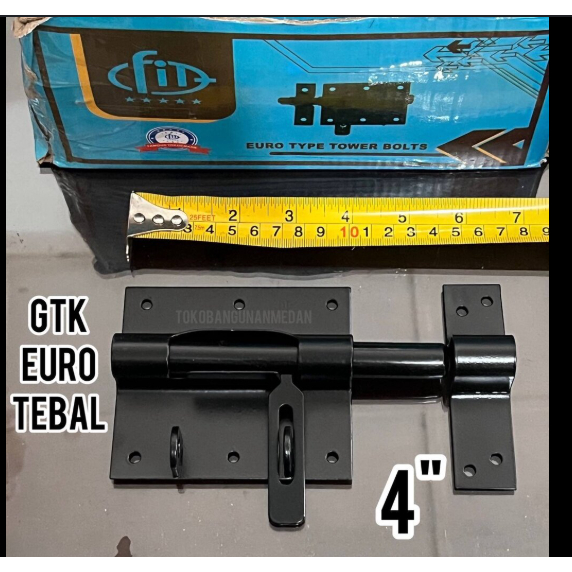 GTK EURO HITAM 4INCI