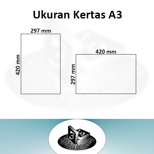 

Kertas HVS A3 - Paperone - 1 Satu Box Isi 5 Rim (2500 Lembar)