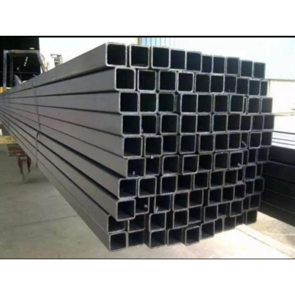 Besi Hollow Hitam 20x20x1