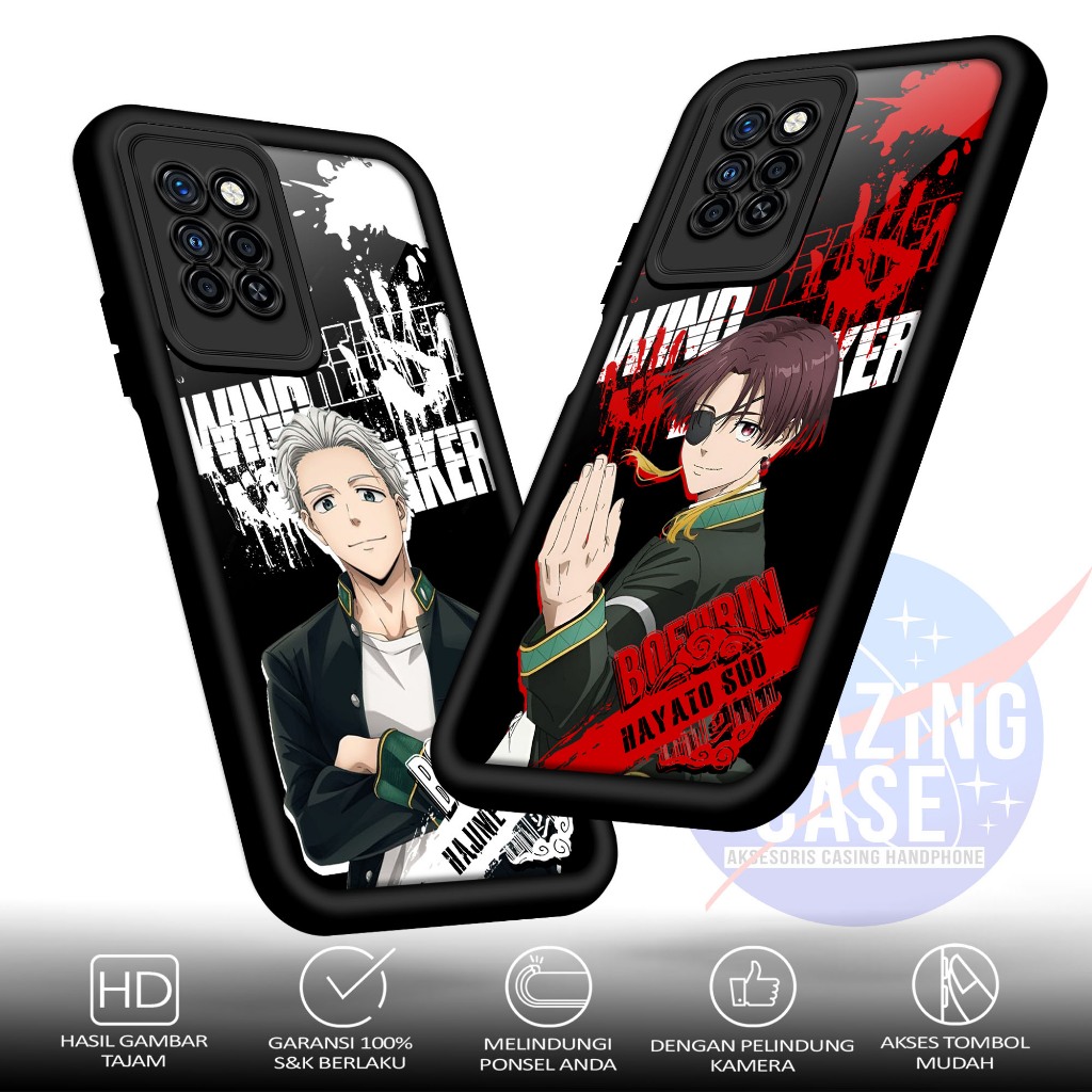 Case Premium Compatible For INFINIX NOTE 10 PRO NOTE 10 PRO NFC  Motif WINDBKR Casing Softcase Gloss