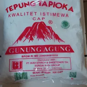 

Tepung tapioka cap gunung agung