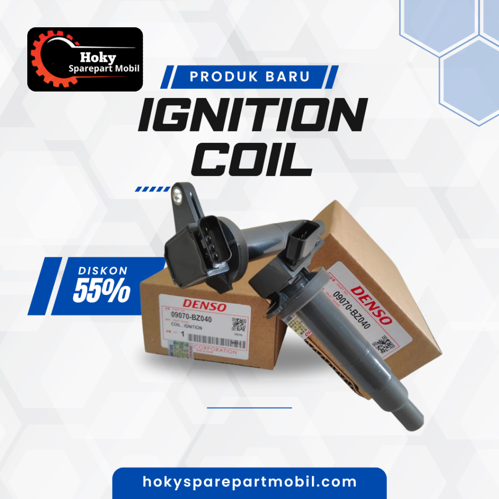 IGNITION COIL TOYOTA AVANZA VVTI/ DAIHATSU GRANDMAX/ TOYOTA RUSH/ DAIHATSU TERIOS 1.5 DENSO ASLI ORI