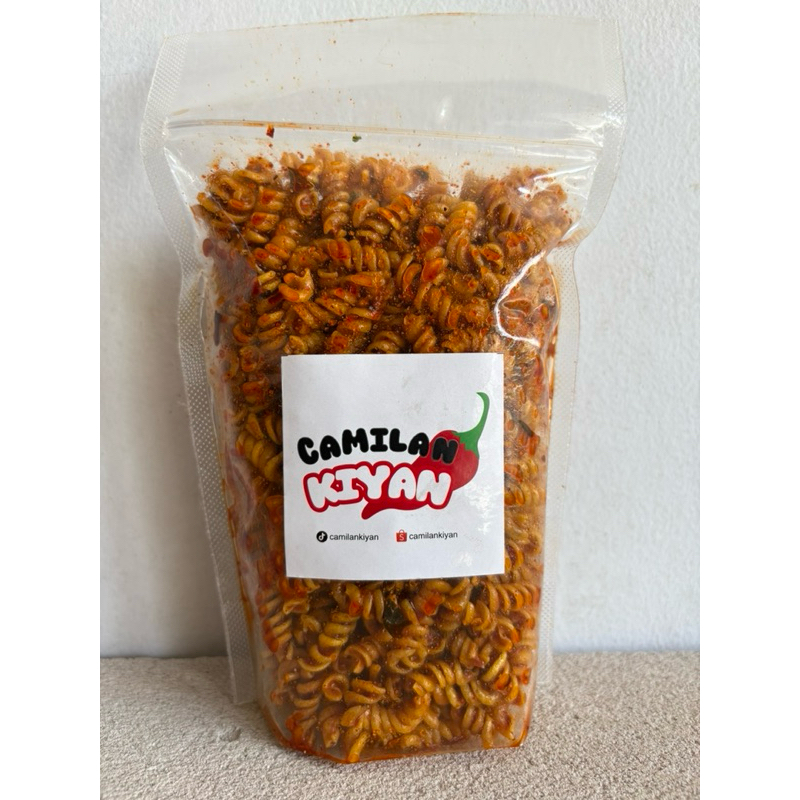

Camilankiyan - Makaroni Uril Spiral Cikruh 250gr Asin Pedas Daun Jeruk