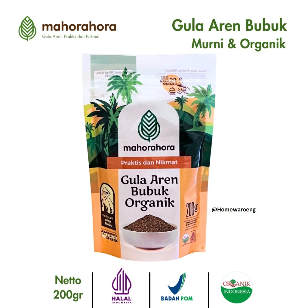 

Mahorahora Gula Aren Bubuk 200 Gram