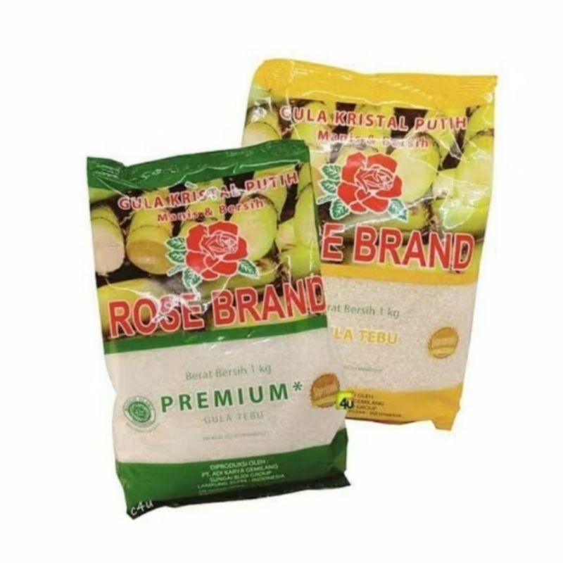 

ROSE BRAND/GULA PASIR/GULA PUTIH/GULA KUNING/GULA KEMASAN 1kg
