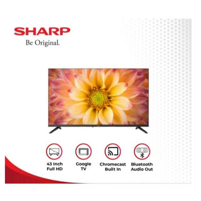 TV LED Sharp Android GoogleTV 43inch 2T-C43GH3000i / 43GH3000i / 43GH