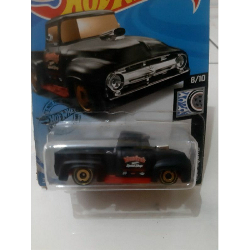 Hot Wheels Custom 56 Ford Truck Hitam