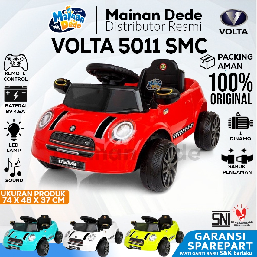 

Mobil Aki Anak VOLTA 5011 SMC VOLTA TOYS V5011 V 5011 Electric Toys Dengan Remote Control