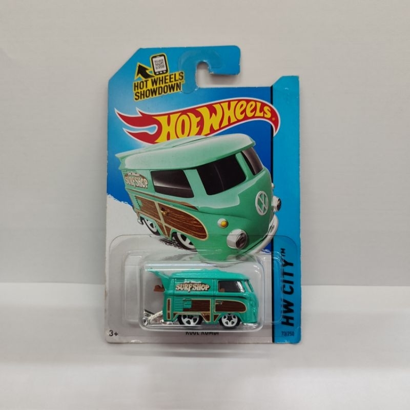 Hotwheels Kool Kombi Surf Shop HW City Hijau