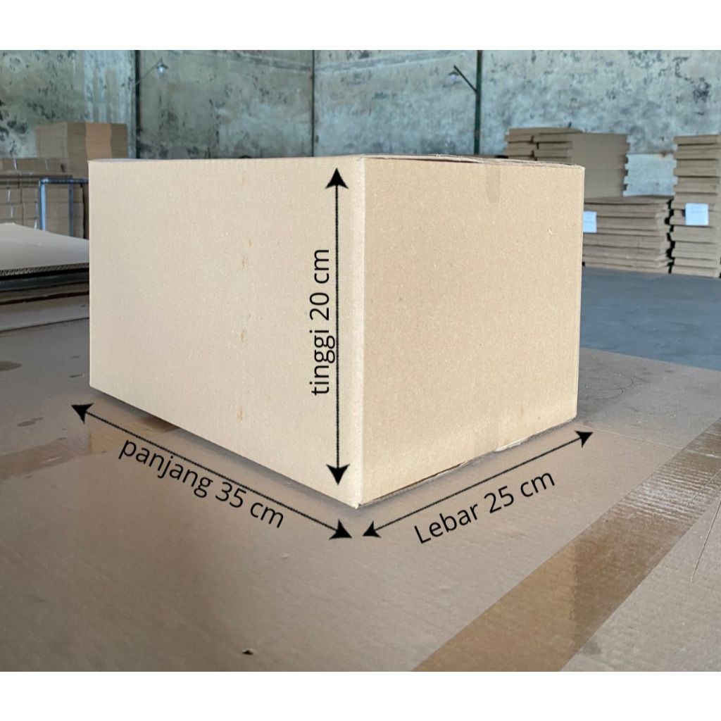 

Kardus box baru 35x25x20