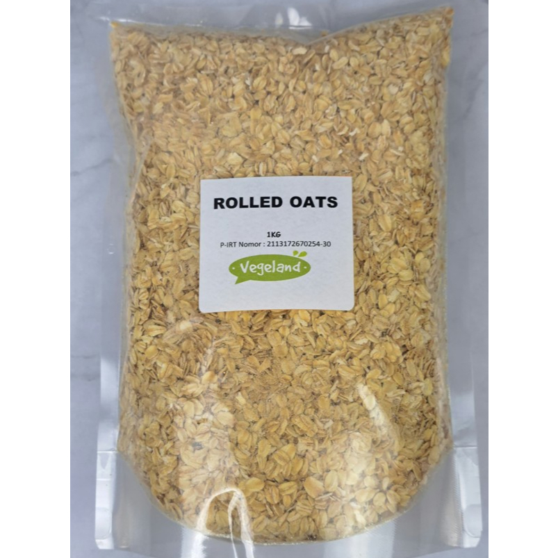 

Vegeland Rolled Oats 1Kg Gandum Utuh 1Kg