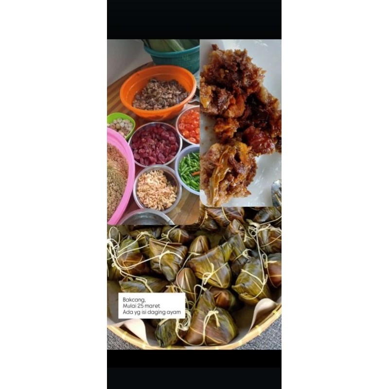 

bakcang sedang isian ayam/babi