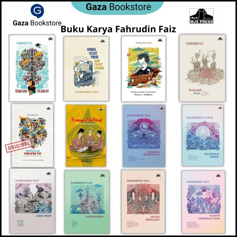 Buku Dr. Fahruddin Faiz Original l Sebelum Filsafat l Filosofi Pendidikan Anak l Menjaga Kewarasan l