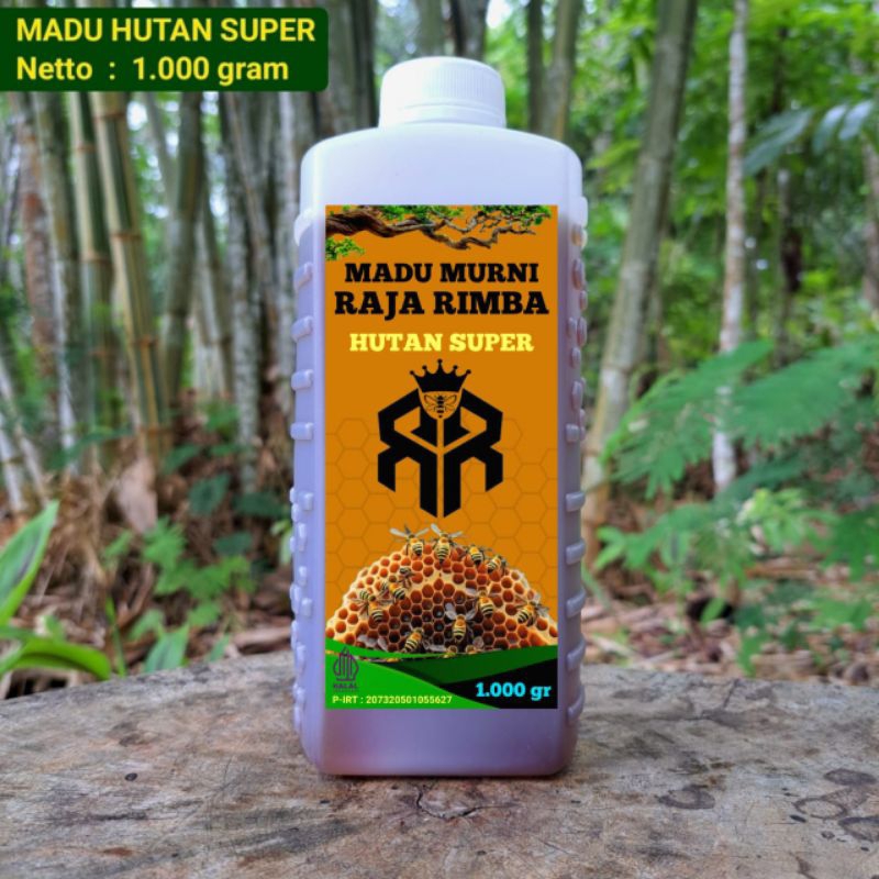 

Madu Hutan murni RAJA RIMBA Tanpa campuran netto 1 kg solusi untuk stamina dan pengobatan