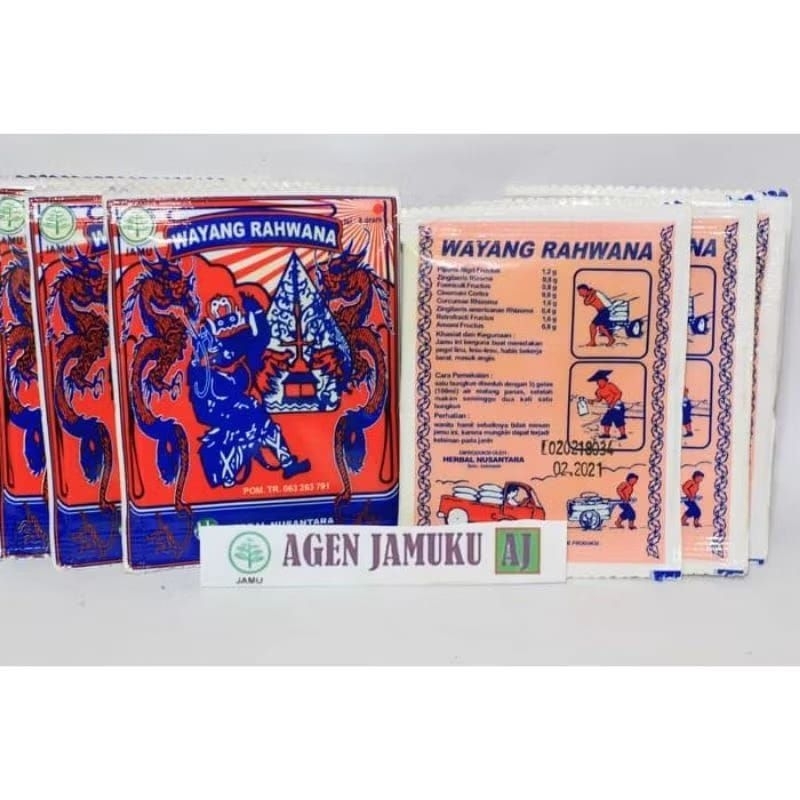 

jamu wayang rahwana isi 25 pcs