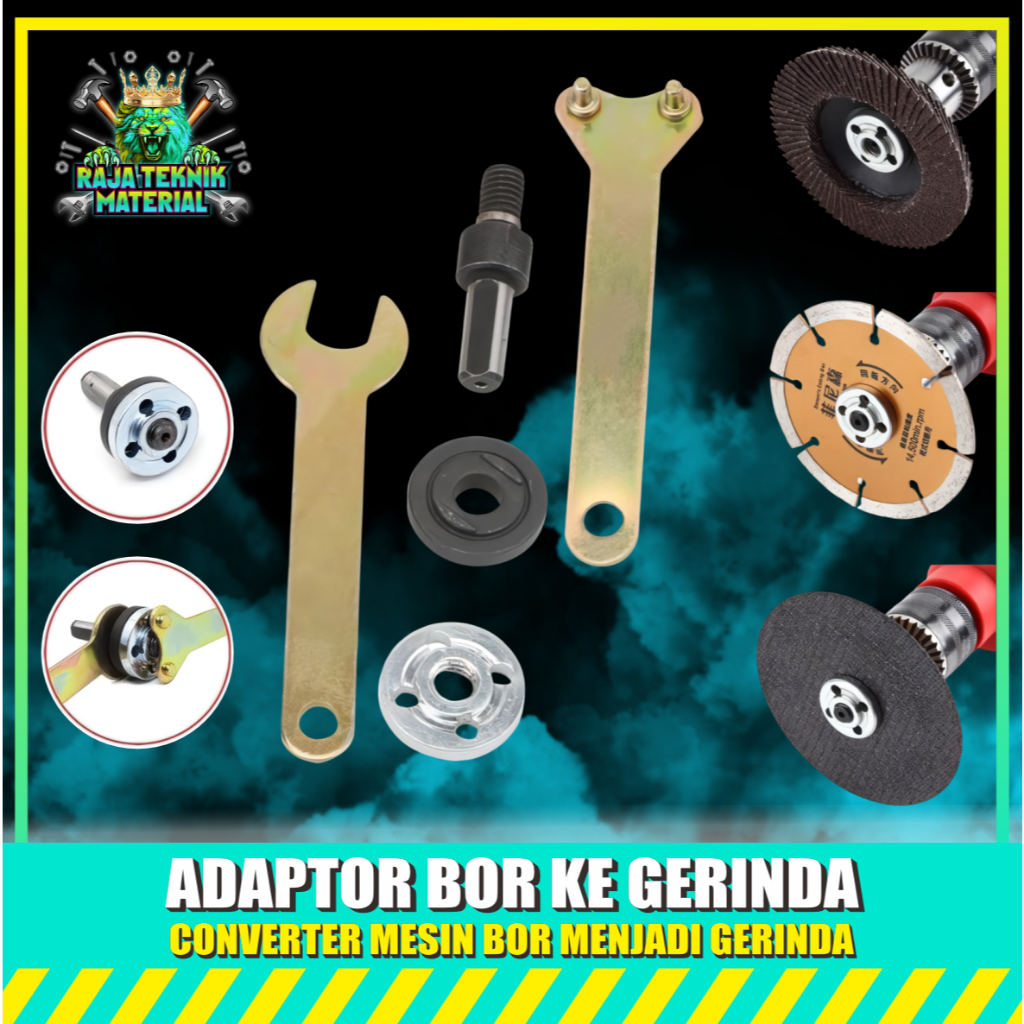Adaptor Bor Jadi Gerinda Konektor Converter Bor ke Gerinda