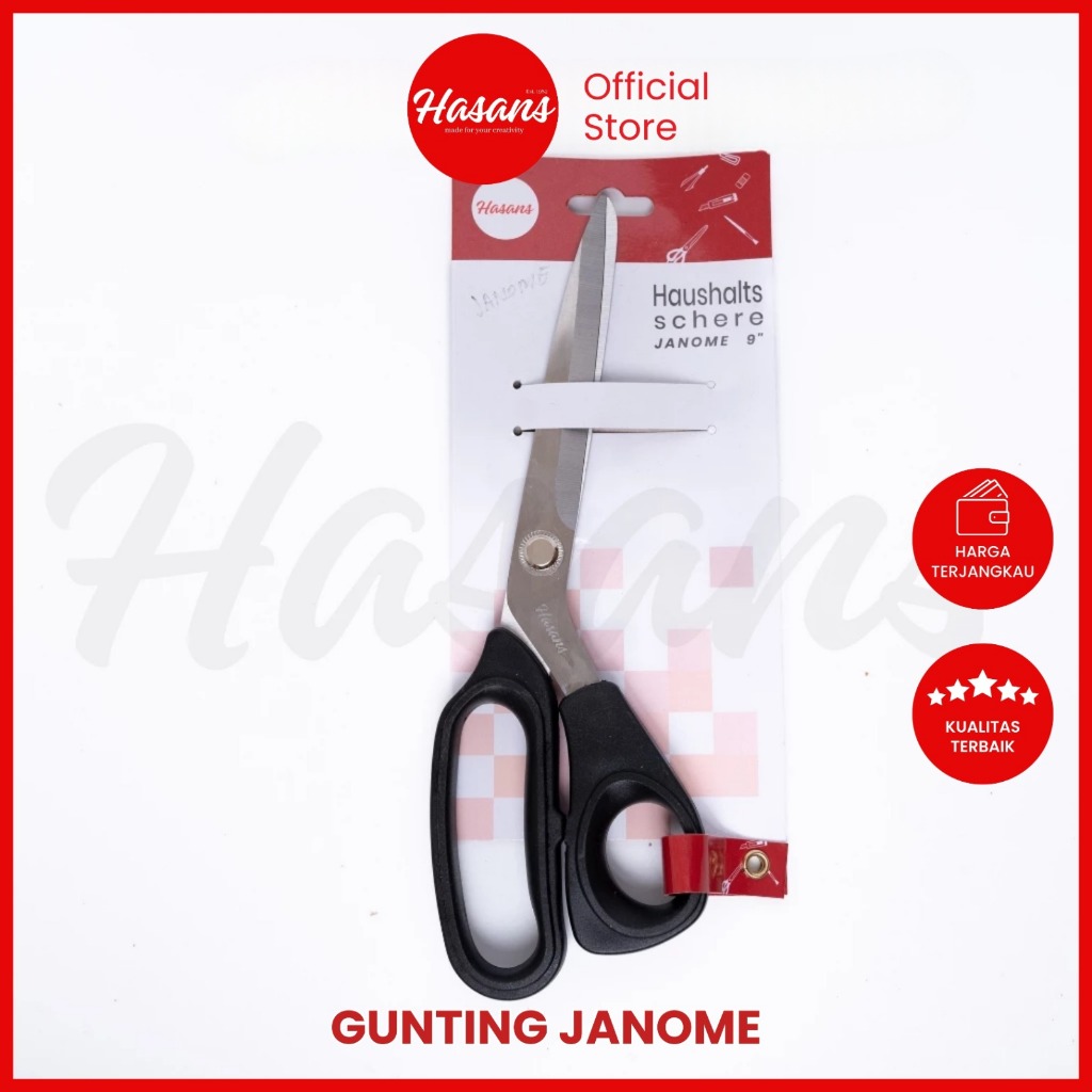 

Alat Gunting Kain Bahan / Alat Pemotong Kain / Gunting Bahan / Perlengkapan Menjahit / Gunting Janome