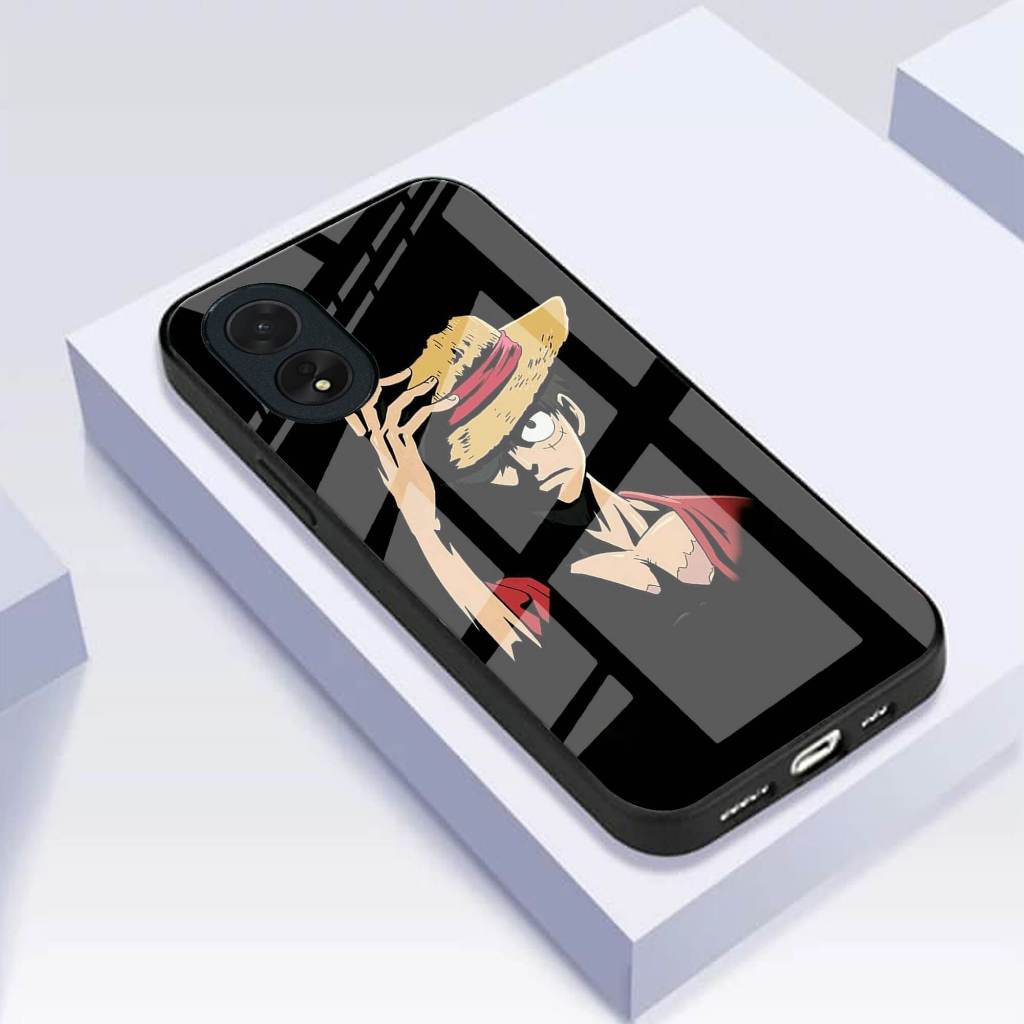 (G15) Softcase Glass Kaca For OPPO A38-OPPO A18 TERBARU 2025 Case Hp Terbaru Anti Air TPU