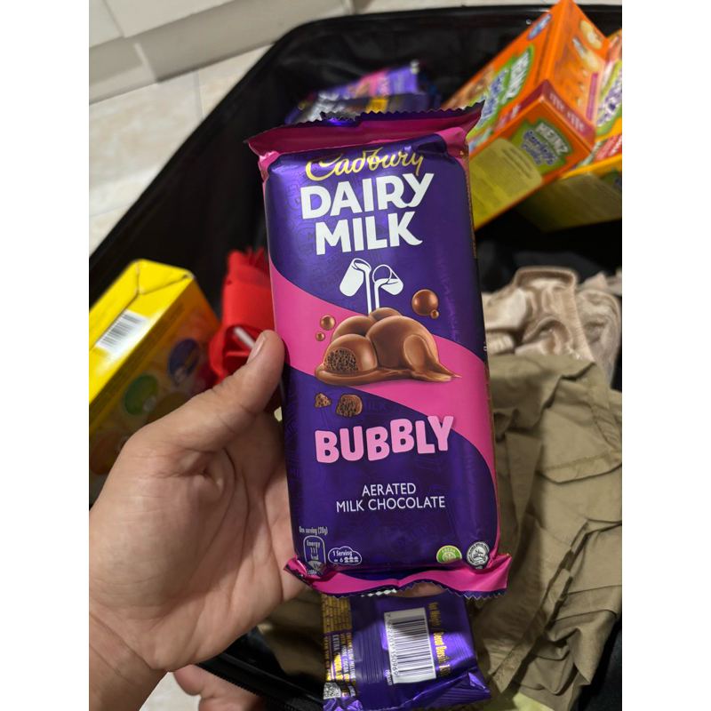 

Dairy milk Cadburry Bubbly