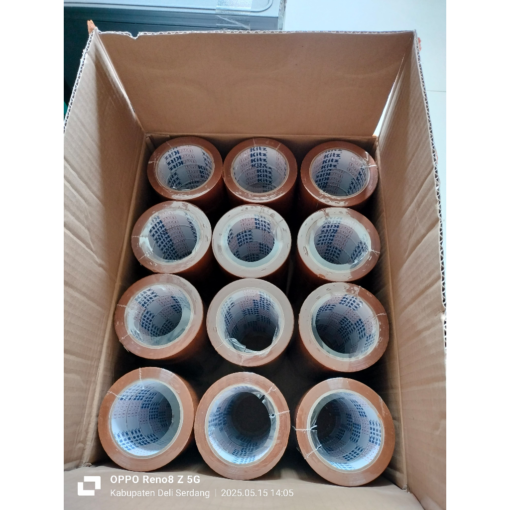 

Lakban Coklat 48 mm Unikitz 90 yard / opp tape brown / Slasiban coklat / UNIKITZ / per kotak isi 72 Pcs