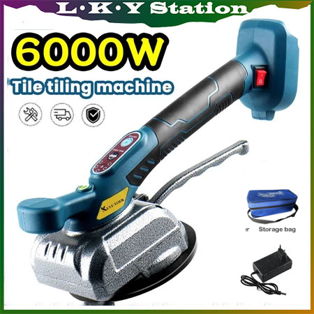 6000W 21V mesin ubin alat memasang keramik mesin getar pasang keramik alat getar granit getar kerami