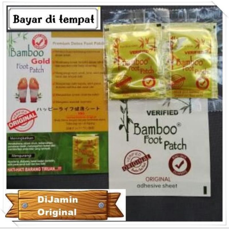 Koyo Kaki Bamboo Gold Foot Patch Original