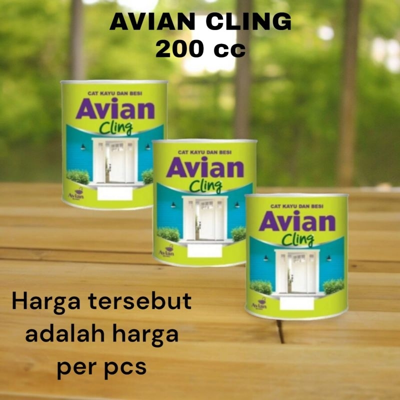 Cat avian cling 200CC Warna putih, Cat avian 200CC Putih avian cling