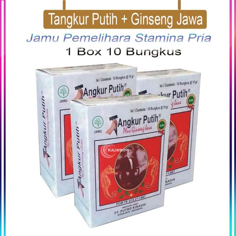

jamu tangkur putih ginseng jawa serbuk isi 10 pcs