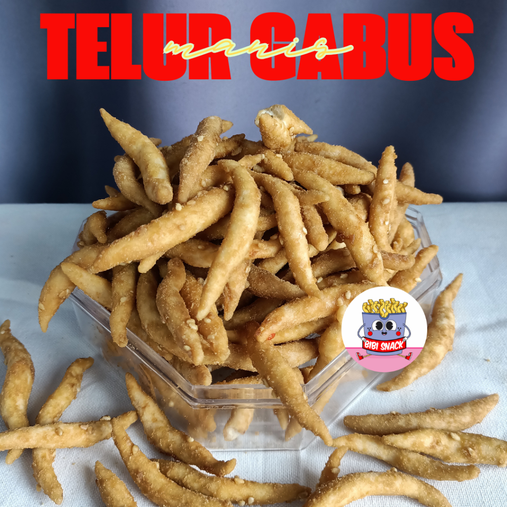 

Bibi Snack - Telur Gabus Manis Gula Aren Wijen 500gr