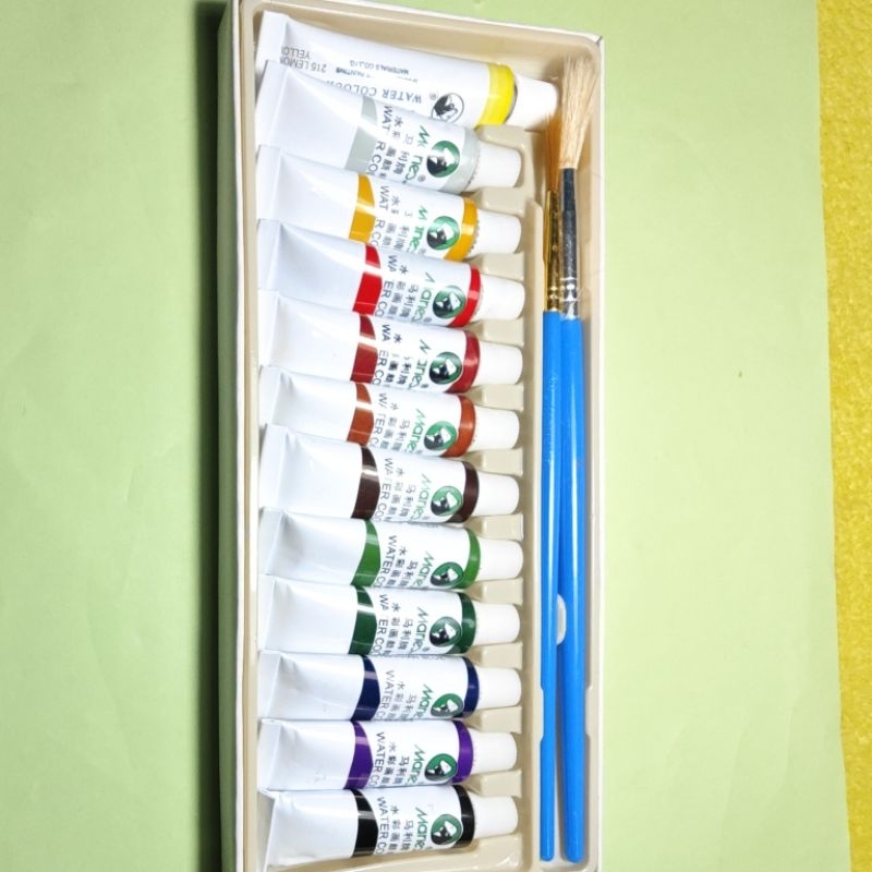 

MARIES WATER COLOUR 12 WARNA, 5ML. E1325